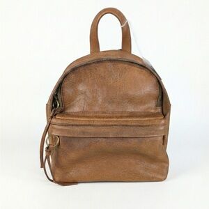 Madewell Lorimer Mini Backpack in English Saddle